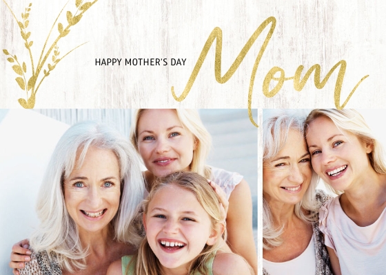 Light Wood Rustic Mother's Day