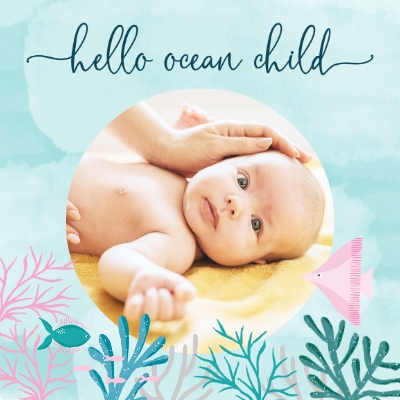 Under the Sea Baby Book Photo Book