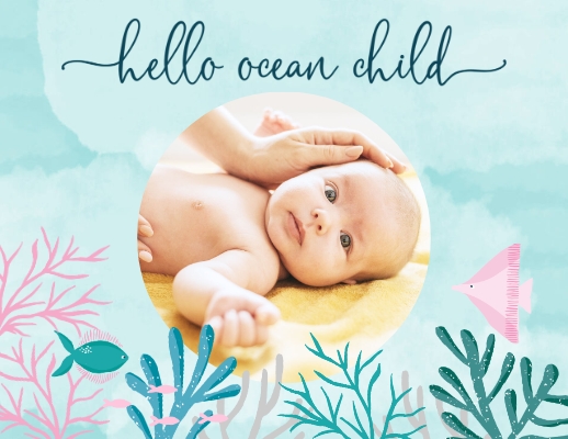 Under the Sea Baby Book Photo Book