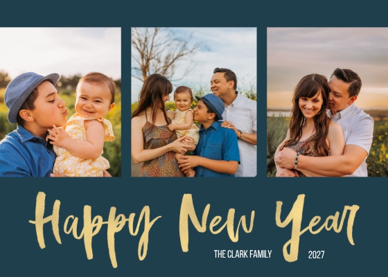 Hand Lettered Happy New Year