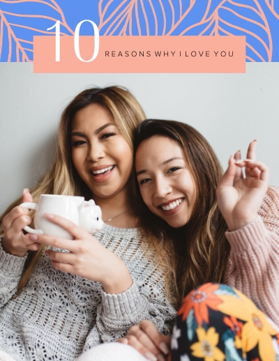 10 Reasons Why I Love You BFF Photo Book