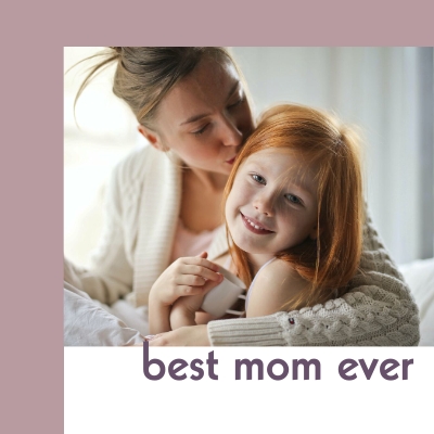 Modern Minimal Mother's Day Photo Book
