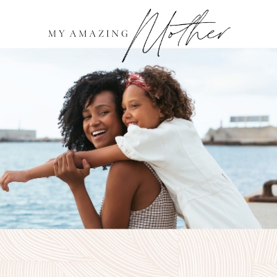 Soft Sophisticated Mother's Day Photo Book