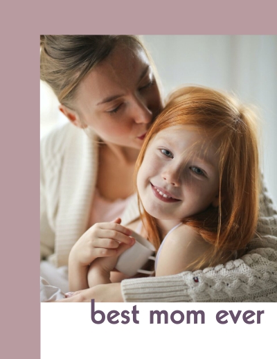 Modern Minimal Mother's Day Photo Book