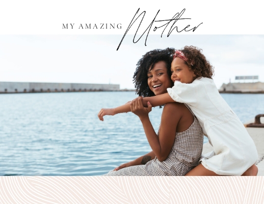 Soft Sophisticated Mother's Day Photo Book