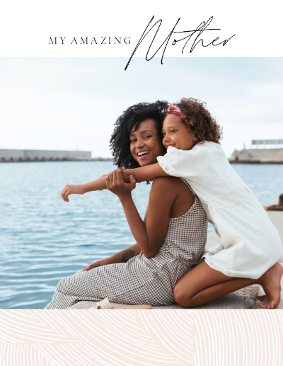 Soft Sophisticated Mother's Day Photo Book