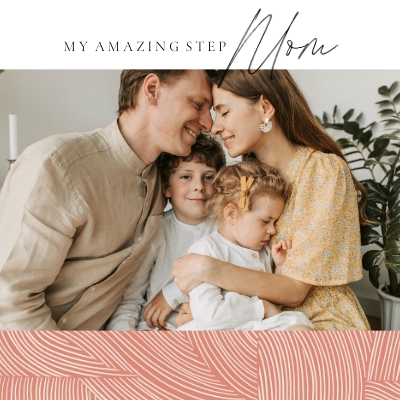 Soft Sophisticated Step Mother's Day Photo Book