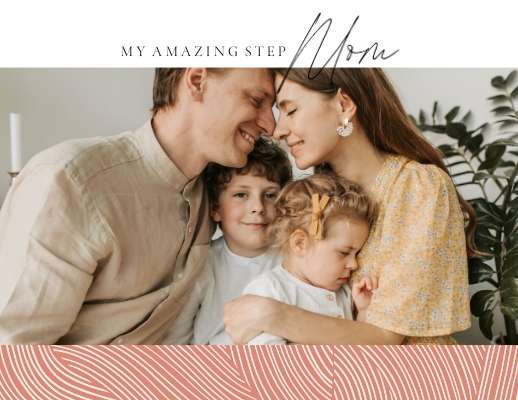 Soft Sophisticated Step Mother's Day Photo Book