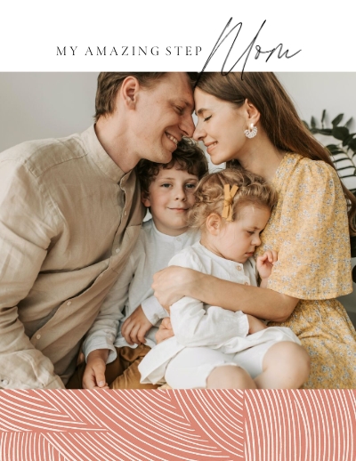 Soft Sophisticated Step Mother's Day Photo Book
