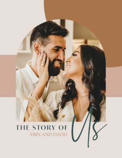 The Story of Us Engagement Book Photo Book