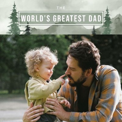 Outdoorsy Greatest Dad Ever Photo Book