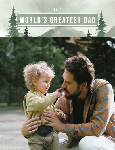 Outdoorsy Greatest Dad Ever Photo Book