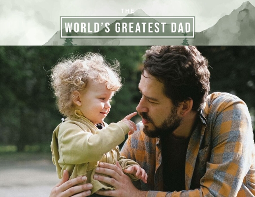 Outdoorsy Greatest Dad Ever Photo Book