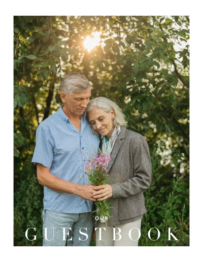 Timeless Wedding Guest Book Photo Book