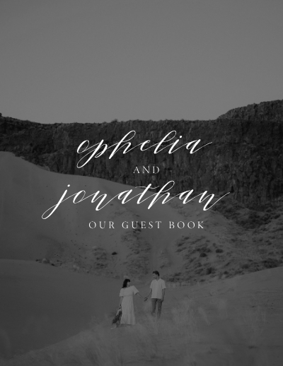 Wedding Guest Coffee Table Book Photo Book