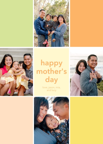 Color Block Mother's Day